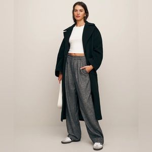 New. Mason Wool Pant from Reformation.